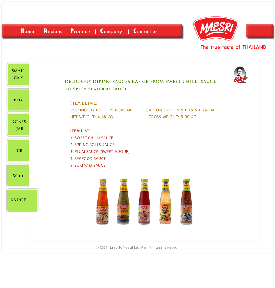 Sauces 300ml